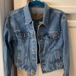 Vintage Denim Jacket Women Small Liz Claiborne Cropped 1990s